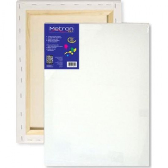 Τελάρο Metron Μουσαμάς Βαμβακερό Απλό 20x40cm (721.20-40)
